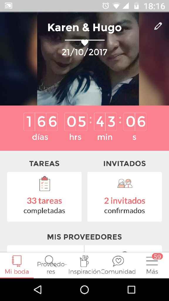 Que marca tu contador?? 👰🏻 cuantos días te faltan? 💍 - 1