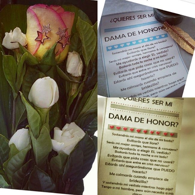 Como pedir que sean mis damas? - 1