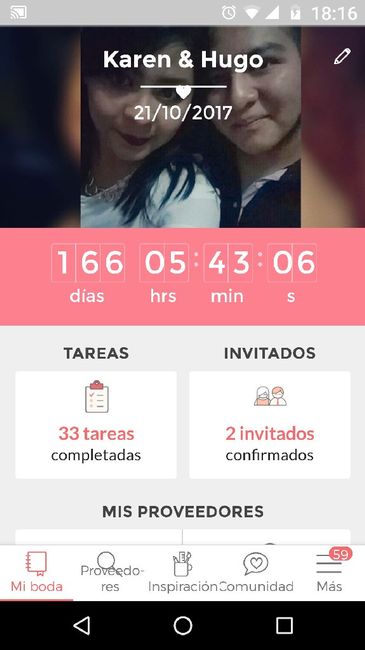Que marca tu contador?? 👰🏻 cuantos días te faltan? 💍 - 1