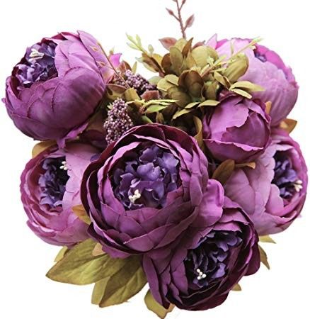 estas son las flores Peonies