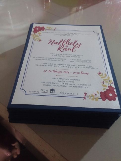  Nuestras invitaciones Raúl y Nallhely - 2