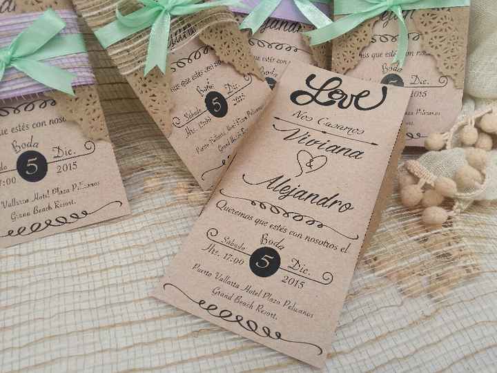 Boda en la playa y las invitaciones - 1