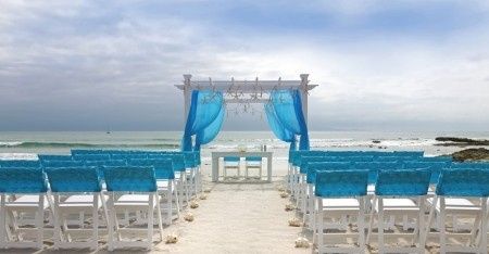 Decoracion playa azul