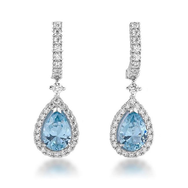 Aretes color azul cenicienta 3