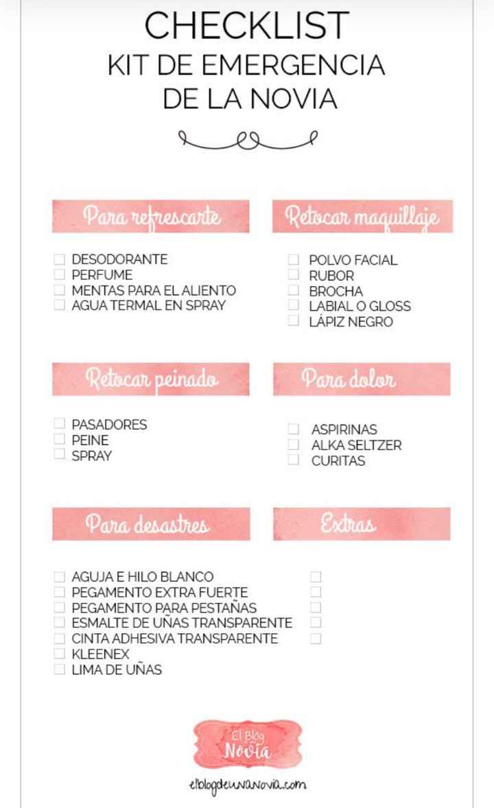 Kit de novia para día b - 1