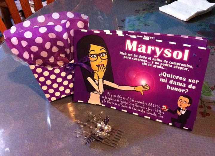 Invitaciones para damas de honor ¡¡listas!! - 3