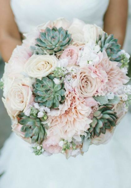 Ramos de novia con suculentas 💚🌸💚 - 2