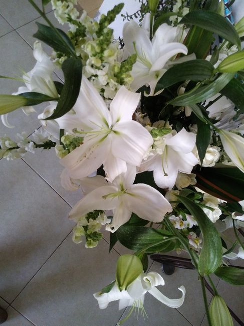 Las flores de nuestra boda. - 1