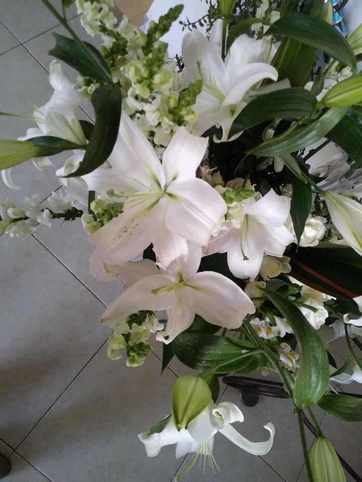 Las flores de nuestra boda. - 1