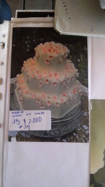 Mi pastel de boda apartado :) - 2