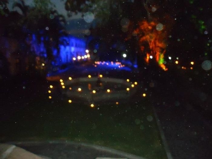 La Hacienda de noche