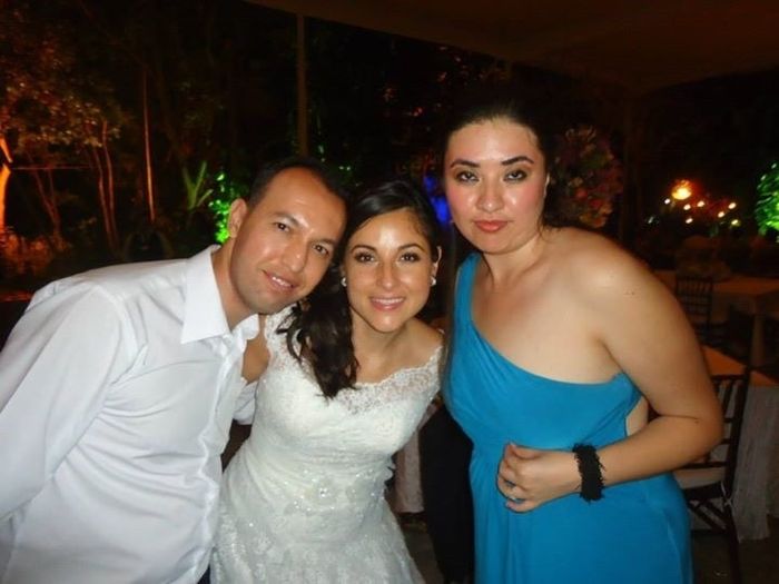 Disfrutando con la novia!!