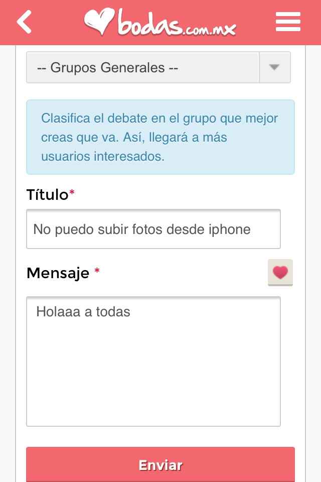 No puedo subir fotos desde iphone - 1