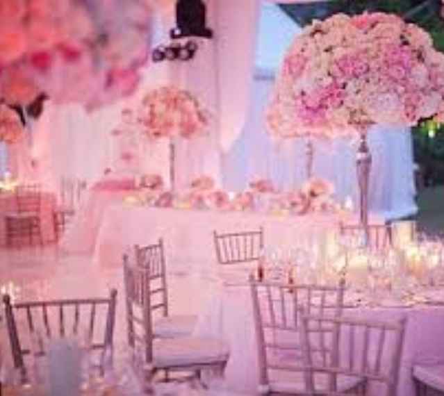 Boda en rosa,plata y blanco :) - 3