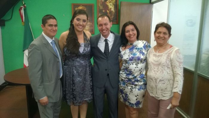 Con mi suegra, mi cuñada y mi concuño