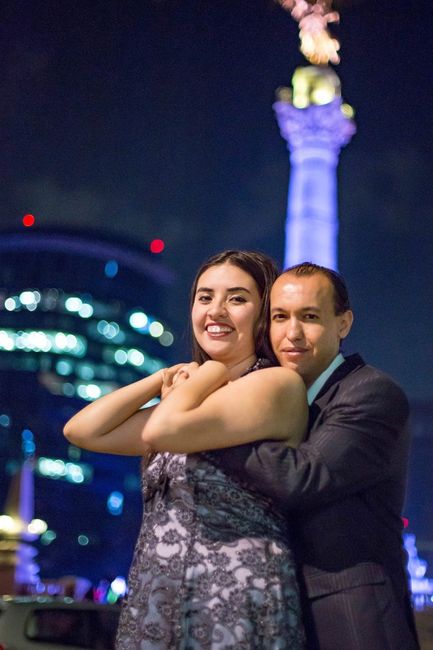 De fondo con el hermoso Ángel 