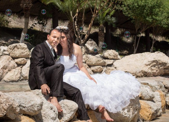 Me sentía Marimar vestida de novia jajaja 