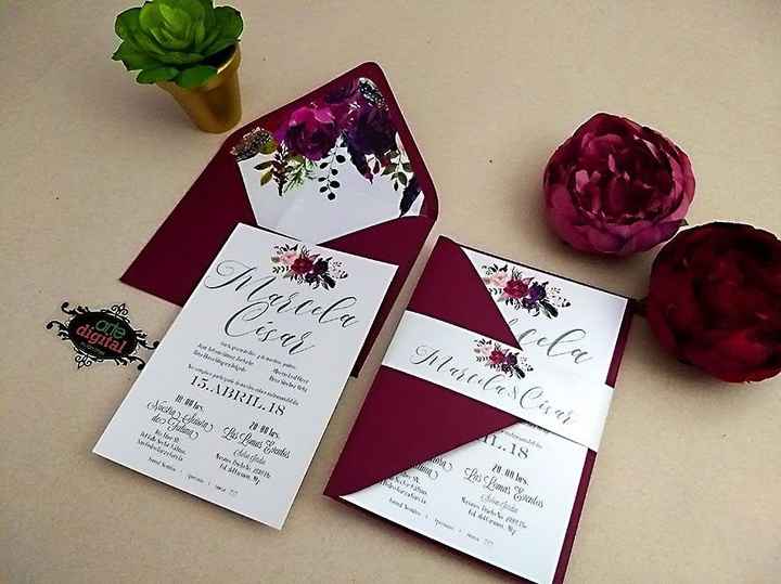 Ideas boda color vino - 7