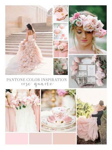 paleta colores rosa y plata