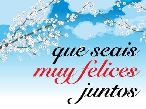 Muchas felicidades que sean muy felices