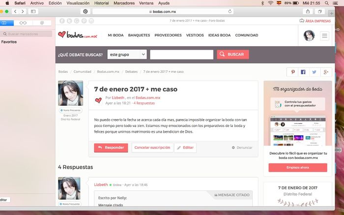 quiero mi calendario