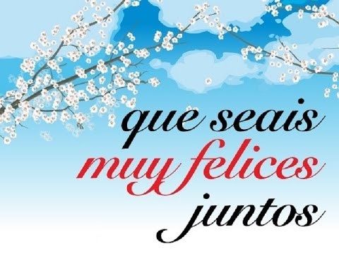Muchas felicidades que sean muy felices