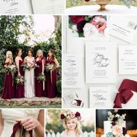 Ideas boda color vino - 2