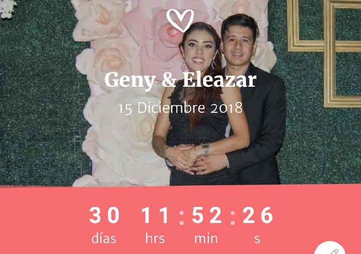 30 días para el gran día 😍 - 1
