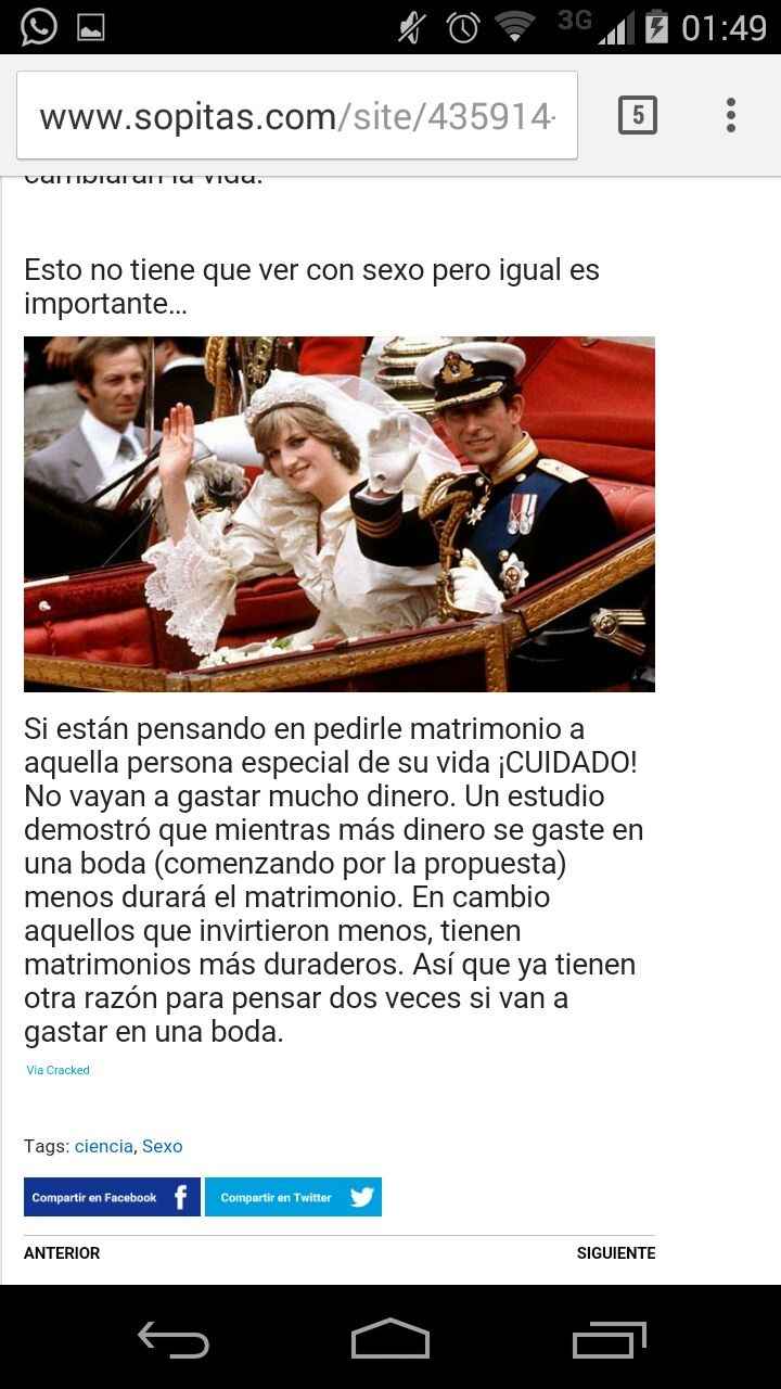 Boda cara igual a divorcio??? - 1