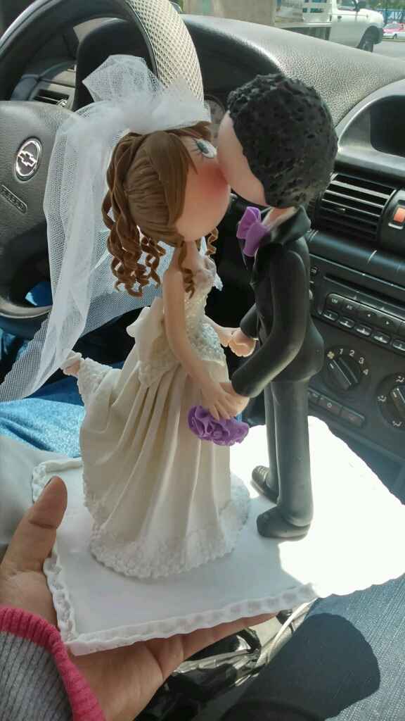 Mis muñequitos para decorar el pastel :) - 3