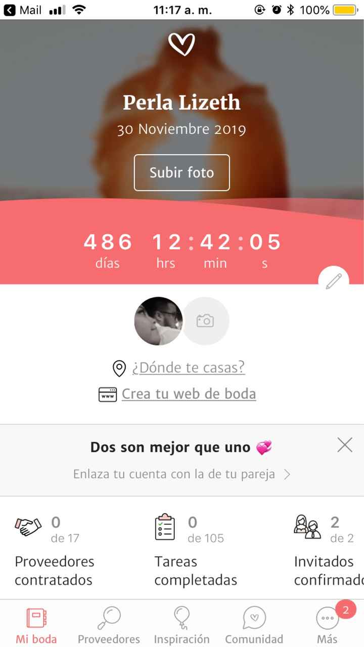 ¿Cuántos grupos de whatsapp tienes relacionados a tu boda? - 1