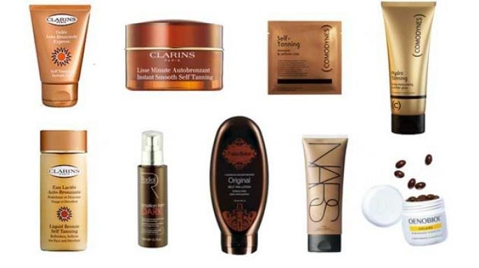 Algunos autobronceadores para rostro y cuerpo.