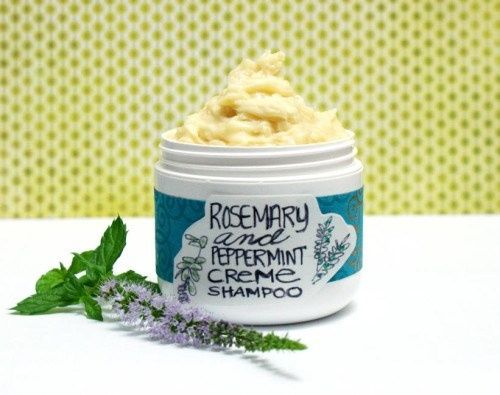 Shampoo en crema de romero y menta 