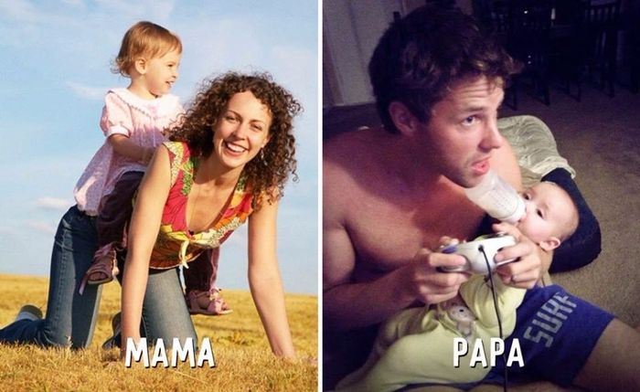 Mamá y Papá