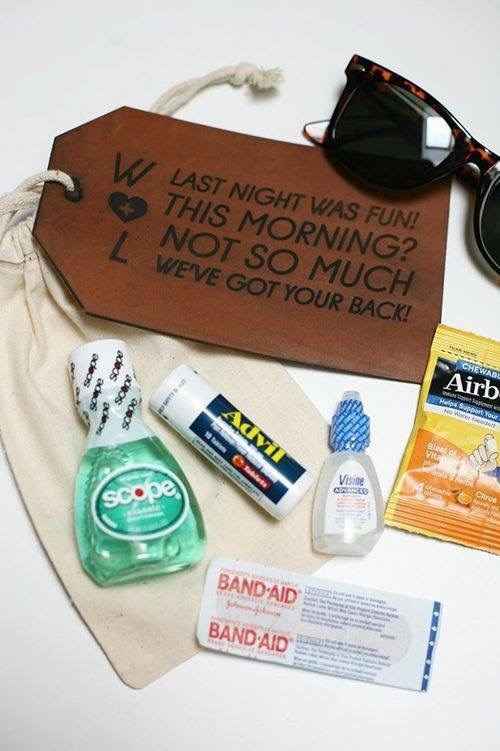 Kits para la resaca post-boda