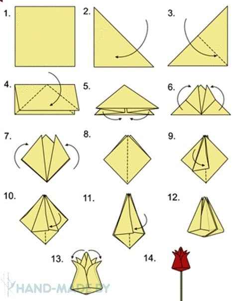 Tulipan de Origami