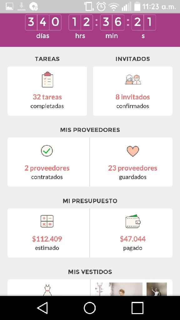 Presupuesto de la boda - 1