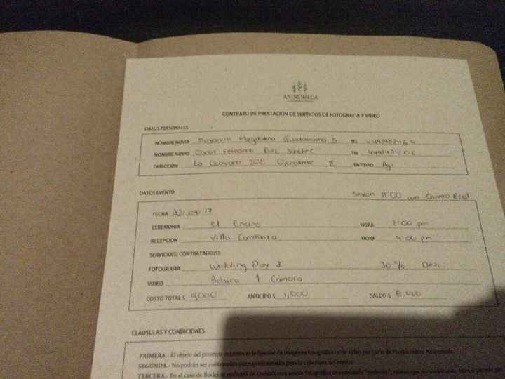 Foto y video listos. un pendiente menos - 1