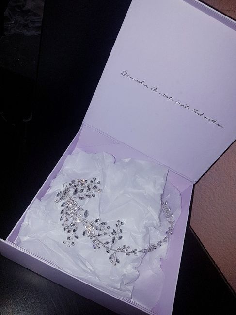 Por fin en mis manos...tocado de novia ✅👰🏼 - 2