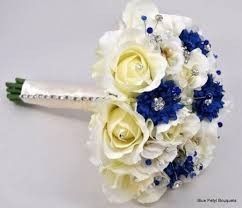blanco con azul