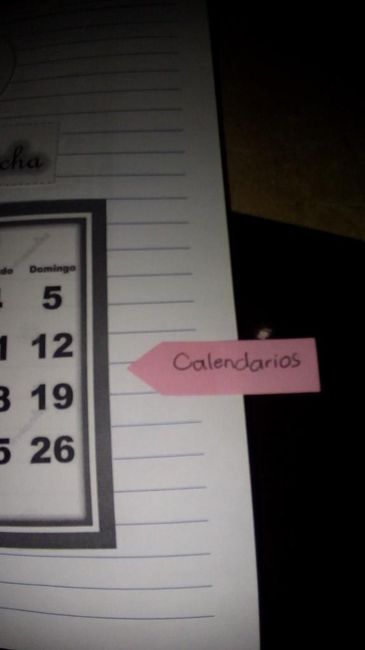 Sección: Fechas a tomar en cuenta