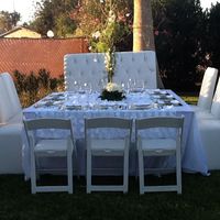 Mesa para los padres de los novios