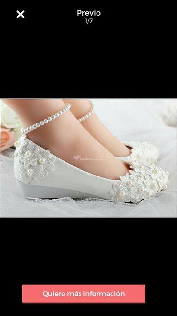No encuentro zapatos de novia - 1