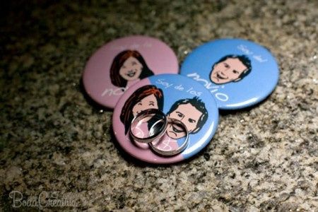 Botones para Despedida Mixta