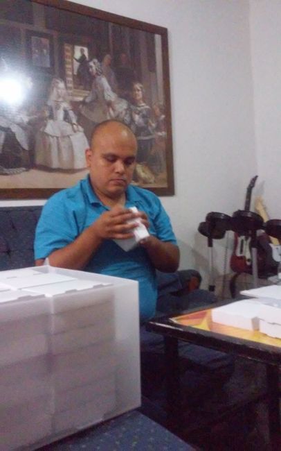 Trabajando en la boda