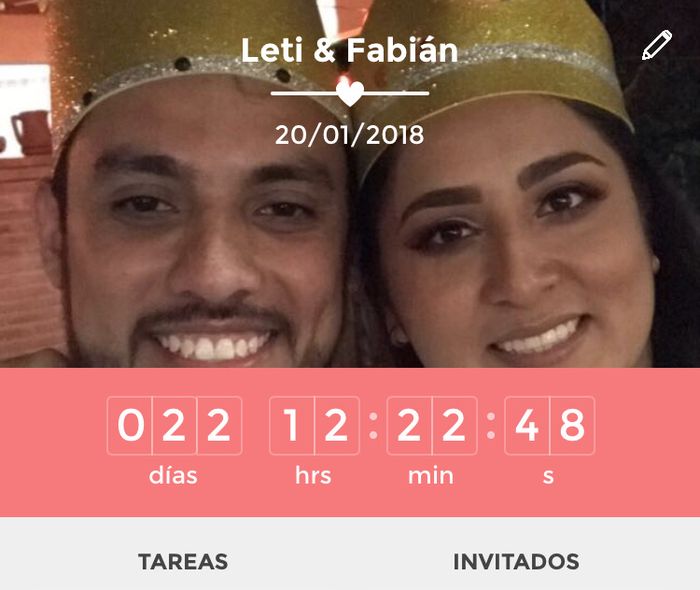 ¡Seremos Marido&Mujer en __ días! - 1