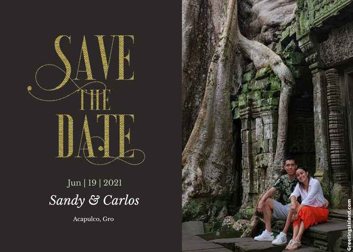 ¿Han mandado Save the date? 🎁 - 1