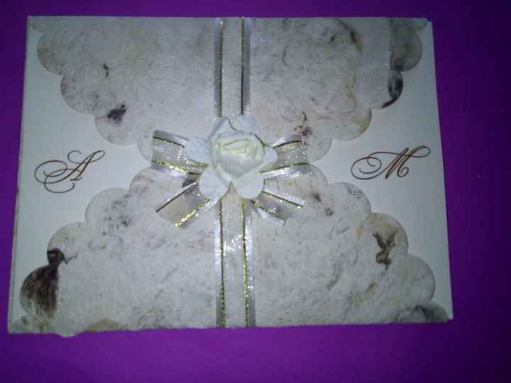 Asi la presentación de la Invitación de mi Boda