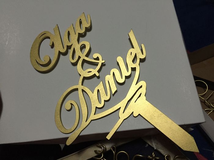 Llegaron los ganchos y el cake topper ! - 3