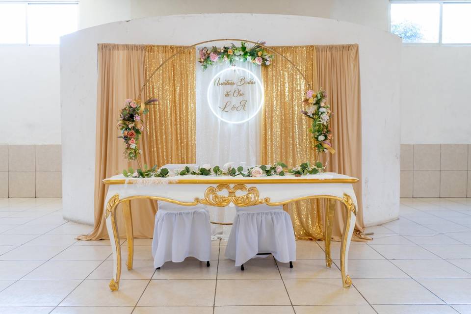 Alquiler de decoraciones para eventos nupciales